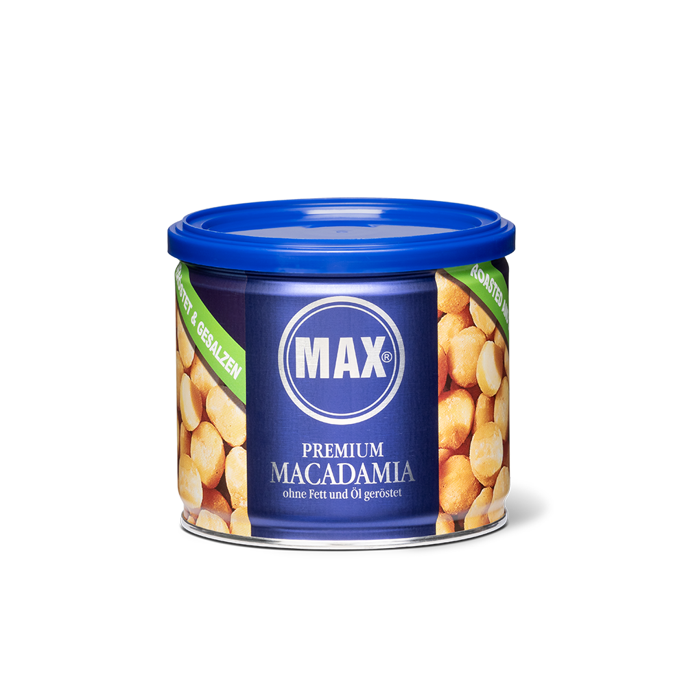 Premium macadamia nuts roasted, lightly salted, box of 8