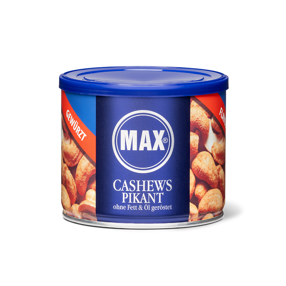 Cashews pikant würzig geröstet, 6er Karton