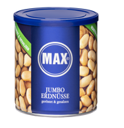 XXL Jumbo peanuts roasted, lightly salted, box of 6